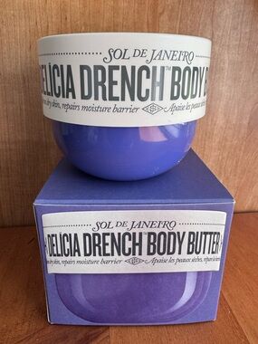 New Cheirosa 84 Delicia Drench Body Butter Sol De Janeiro 8.1 oz Lux Moisturizer